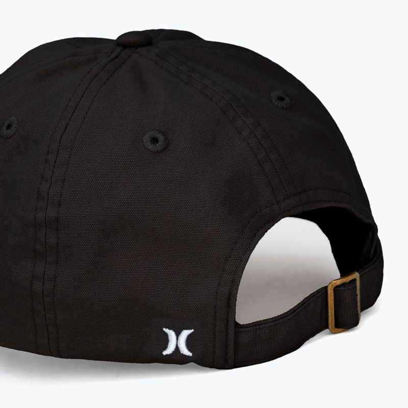 Șapcă pentru bărbați Hurley Blank Canvas black 4
