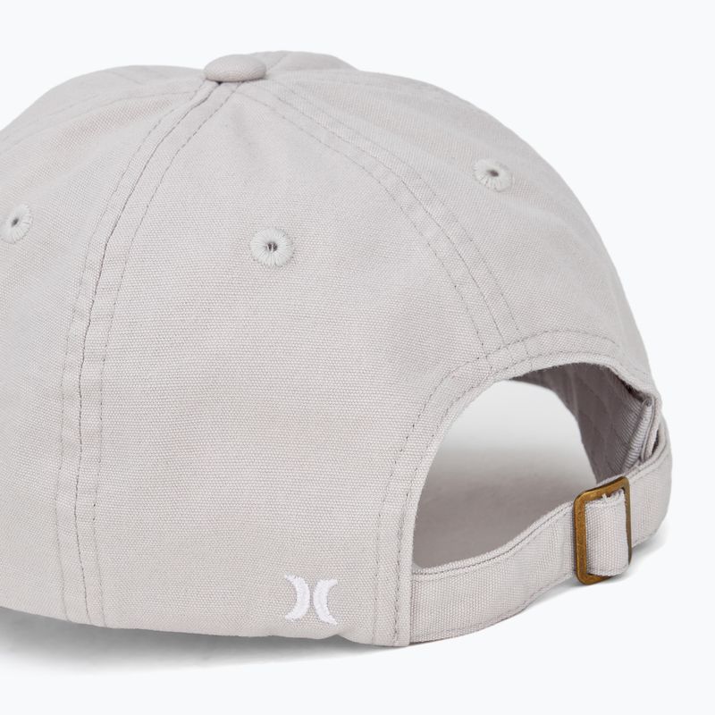 Șapcă pentru bărbați Hurley Blank Canvas light bone 4