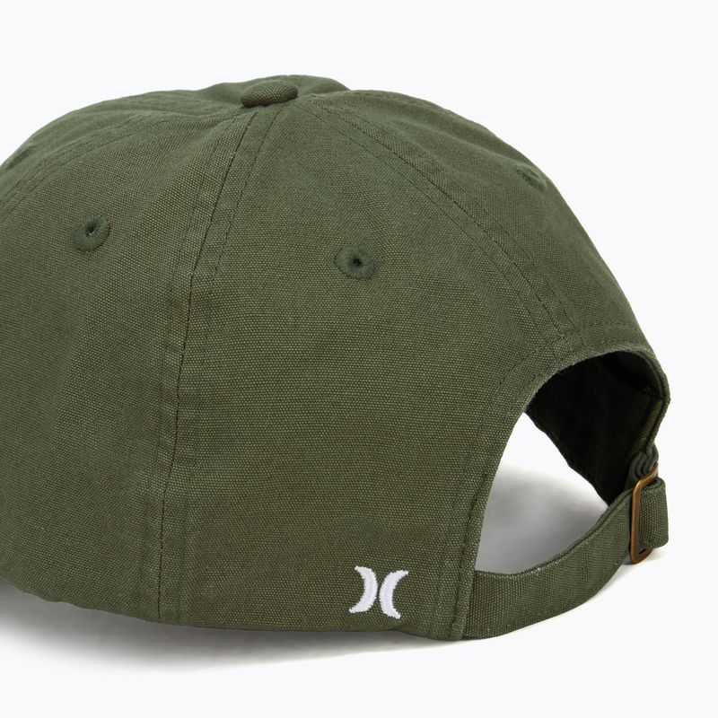 Șapcă pentru bărbați Hurley Blank Canvas olive 4