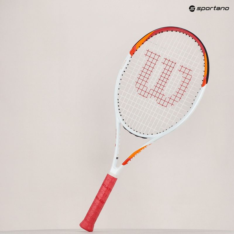 Rachetă de tenis Wilson Six One roșu și alb WR125010 12