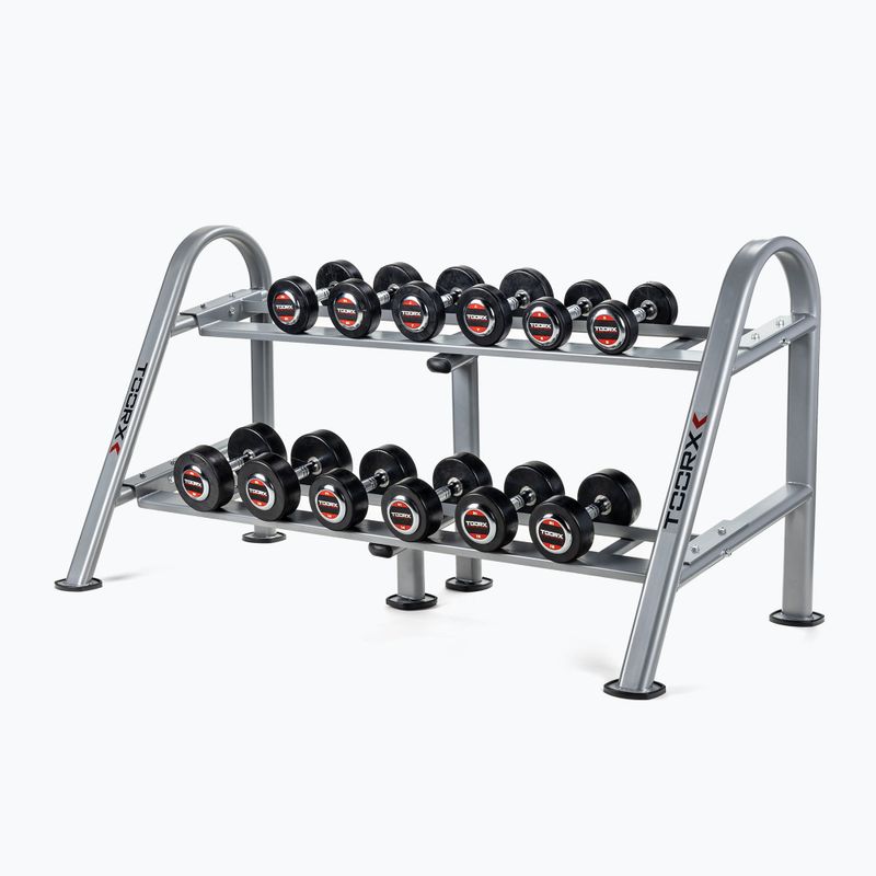 TOORX set de gantere cu suport 5-18 kg 4803
