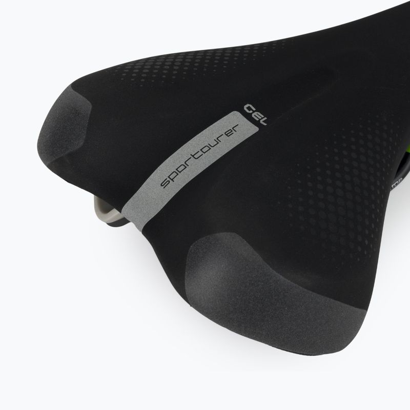 Șa de bicicletă pentru bărbați  Sportourer FLX Man Gel black 5