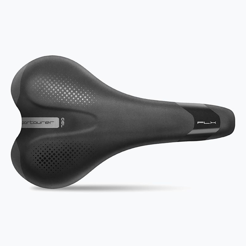 Șa de bicicletă pentru bărbați  Sportourer FLX Man Gel black