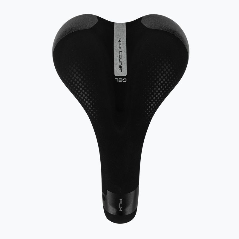 Șa de bicicletă pentru femei Sportourer FLX Lady Gel black 3
