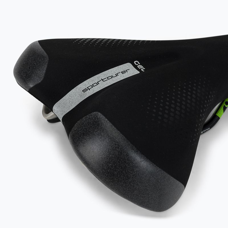 Șa de bicicletă pentru femei Sportourer FLX Lady Gel black 5