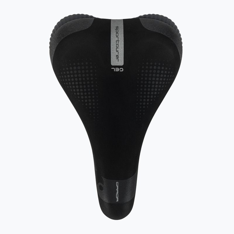 Șa de bicicletă  Sportourer Garda Gel black 3