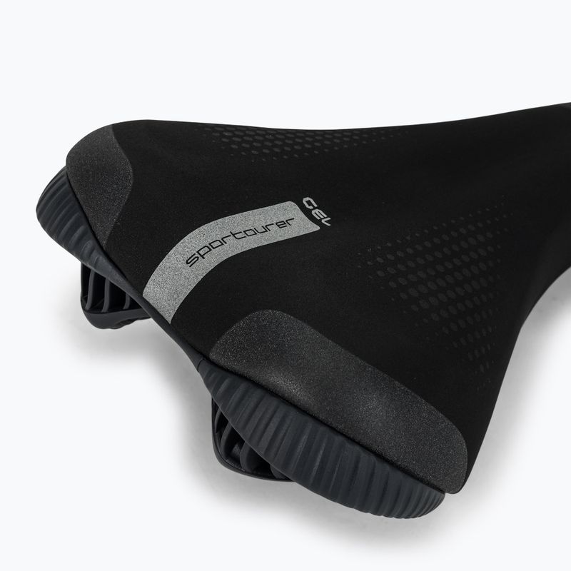 Șa de bicicletă  Sportourer Garda Gel black 5