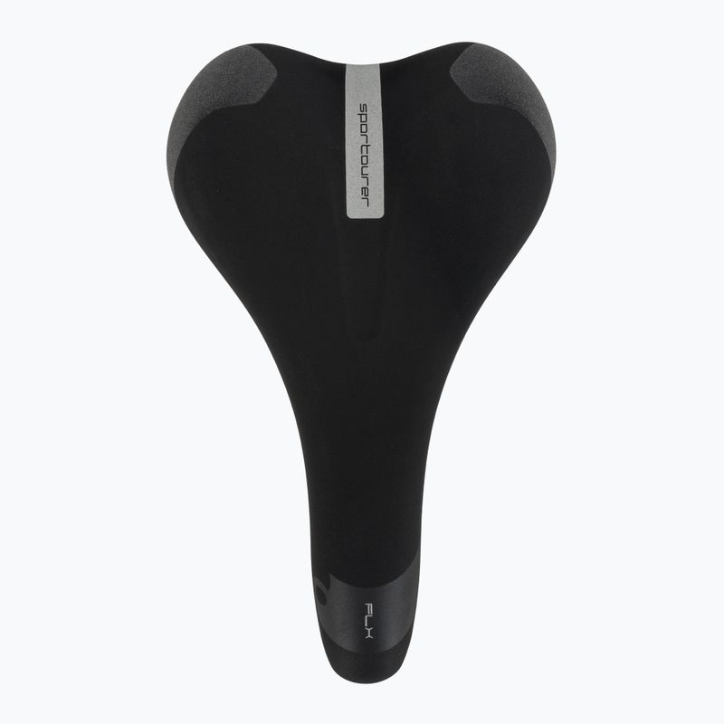 Șa de bicicletă pentru bărbați Sportourer FLX Man black 3