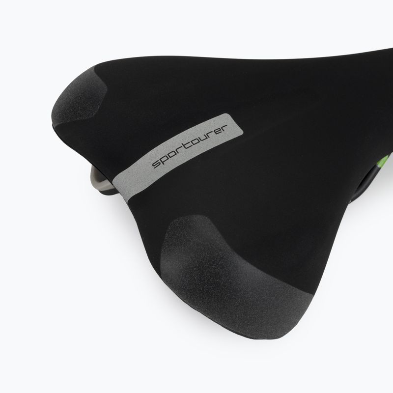 Șa de bicicletă pentru bărbați Sportourer FLX Man black 5