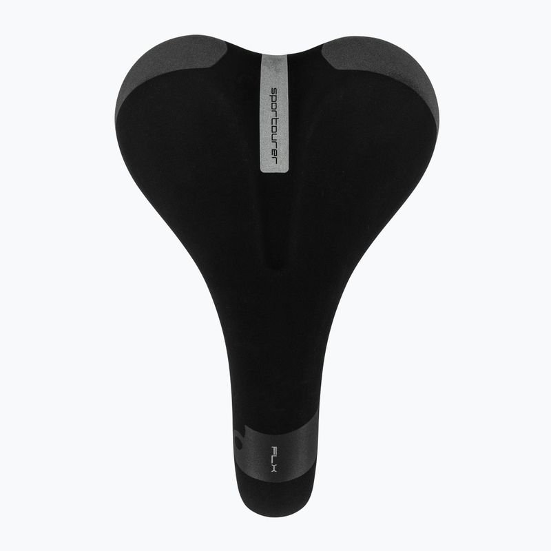Șa de bicicletă pentru femei Sportourer FLX Lady black 3