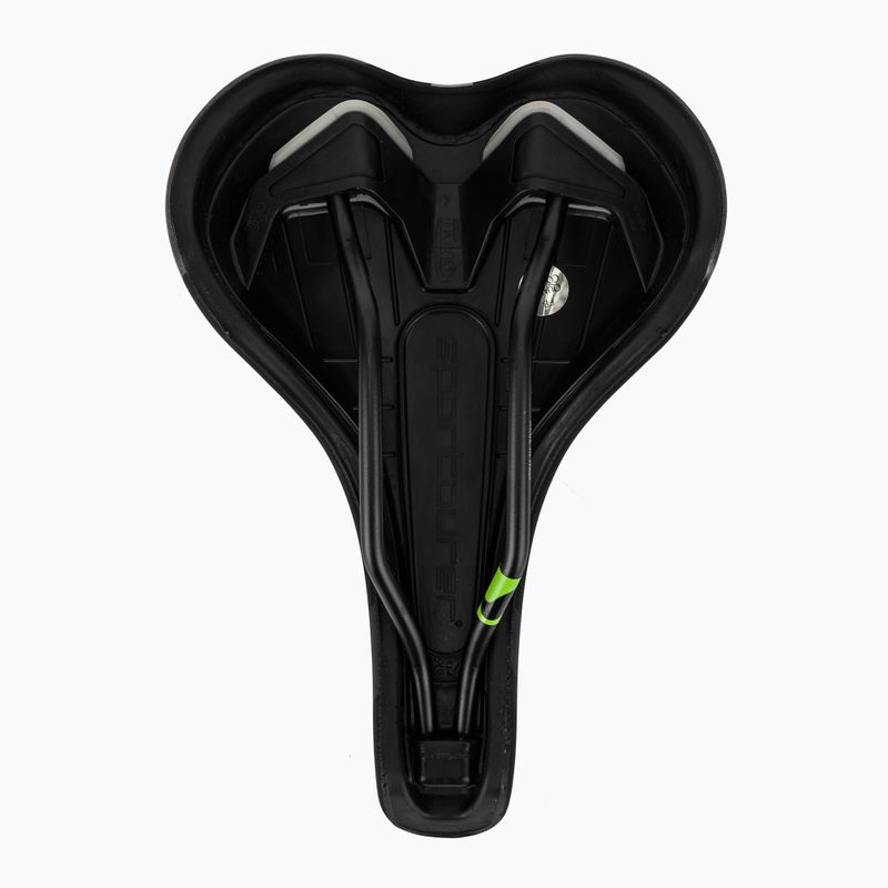 Șa de bicicletă pentru femei Sportourer FLX Lady black 4