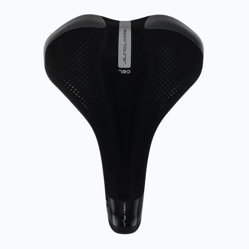 Șa de bicicletă Sportourer Max FLX Gel black 3