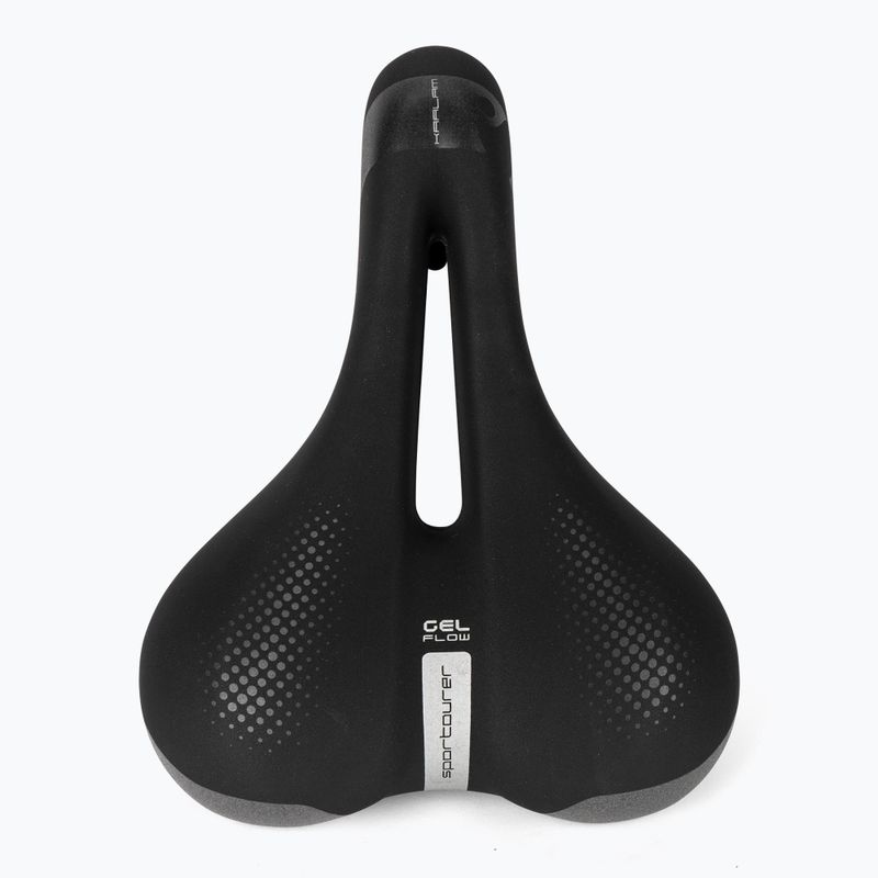 Șa de bicicletă Sportourer Kaalam Gel Flow black 3