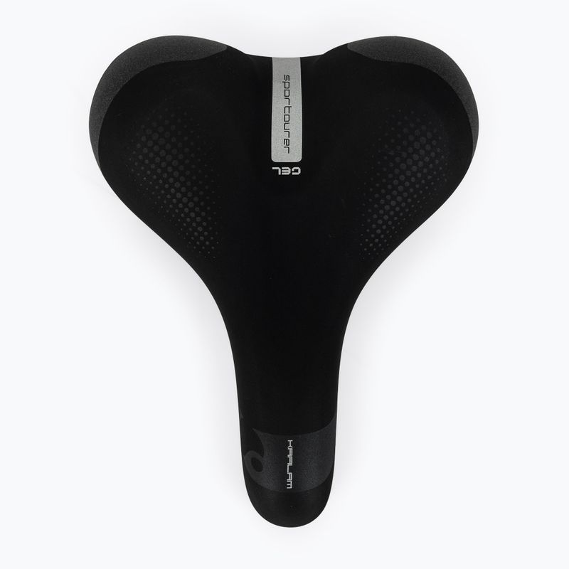 Șa de bicicletă  Sportourer Kaalam Gel black 3