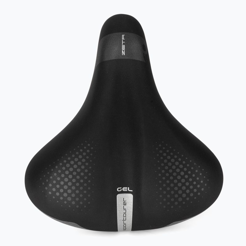 Șa de bicicletă Sportourer Zeta Comfort Gel black