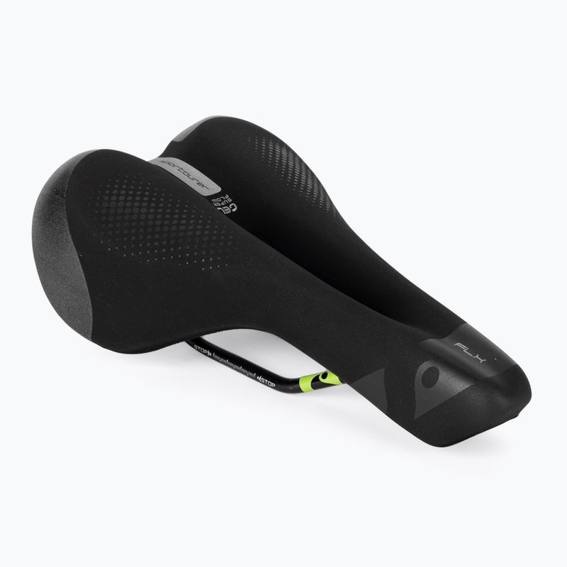Șa de bicicletă Sportourer FLX Unisex Gel Superflow black