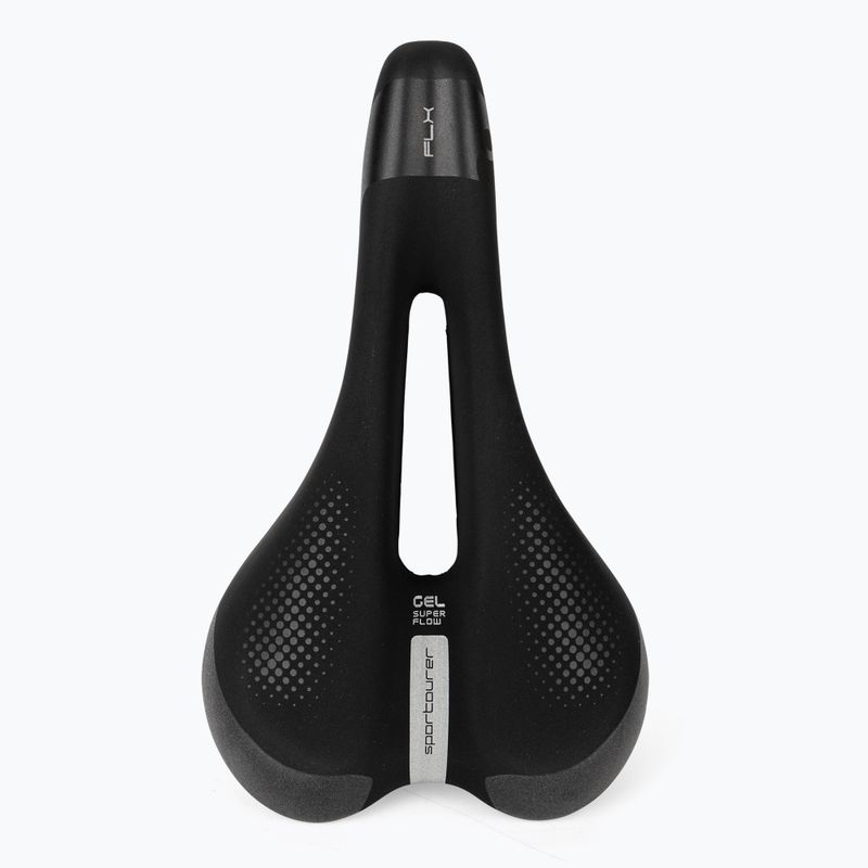 Șa de bicicletă Sportourer FLX Unisex Gel Superflow black 3