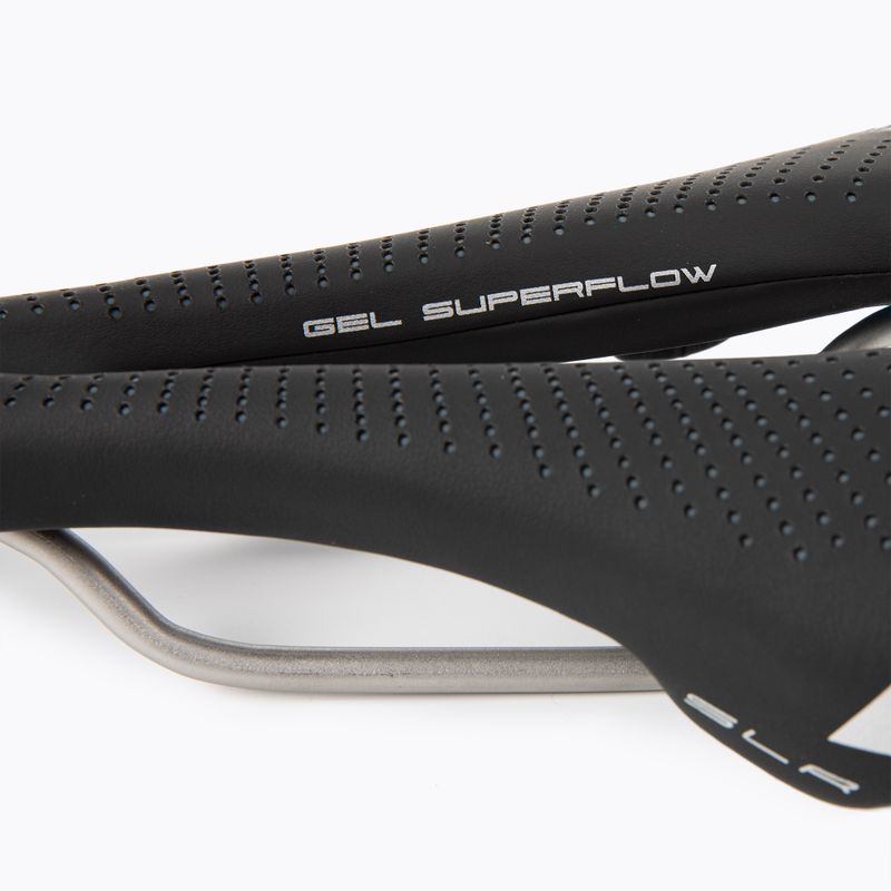 Selle Italia MAX SLR GEL SUPERFLOW L TI 316 șa de bicicletă negru SIT-044H901IKC001 5