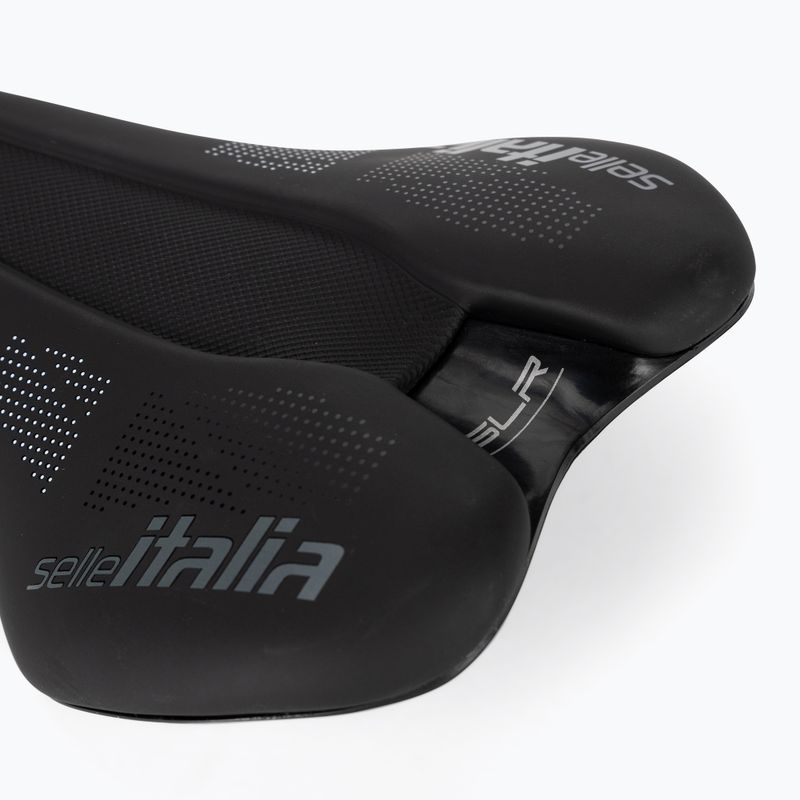 Șa de bicicletă Selle Italia Slr Boost Tm Manganese Rail Soft-Tek neagră SIT-041A120MHC001 5