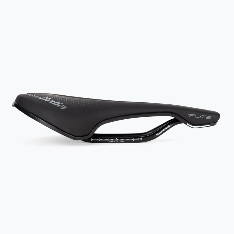 Șa de bicicletă Selle Italia Flite Boost Tm Manganese Rail Soft-Tek neagră SIT-017A320MHC001 2