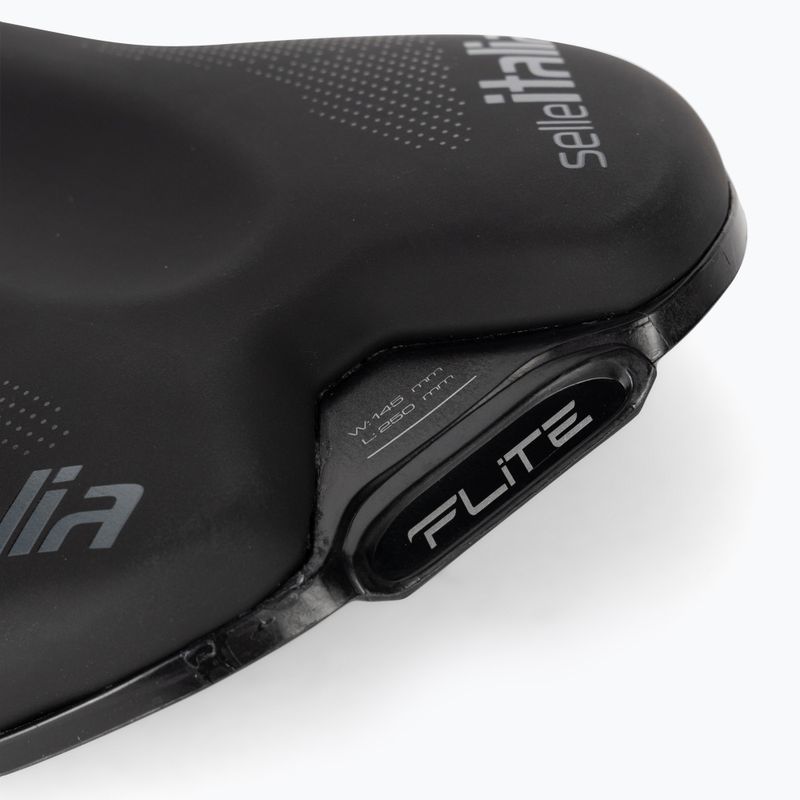 Șa de bicicletă Selle Italia Flite Boost Tm Manganese Rail Soft-Tek neagră SIT-017A320MHC001 5