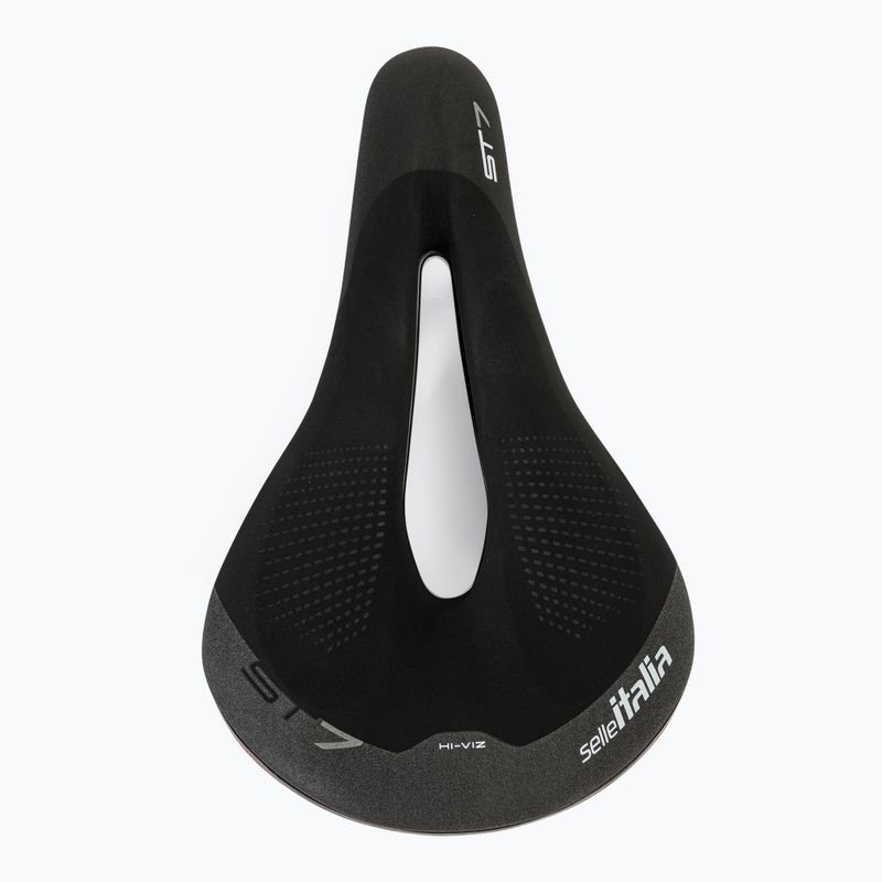 Șa de bicicletă Selle Italia Sportouring ST 7 Superflow, Fec Alloy Rail, Soft-Tek, Light Gel black 3