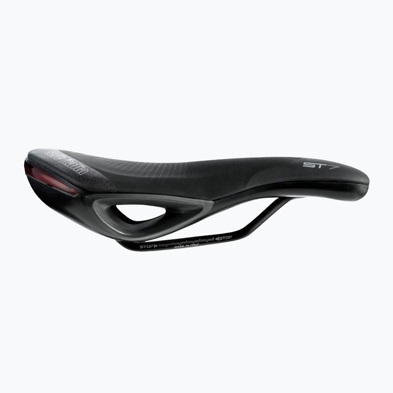 Șa de bicicletă Selle Italia Sportouring ST 7 Superflow, Fec Alloy Rail, Soft-Tek, Light Gel black 6
