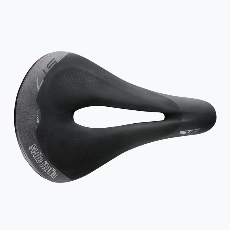 Șa de bicicletă Selle Italia Sportouring ST 7 Superflow, Fec Alloy Rail, Soft-Tek, Light Gel black 7