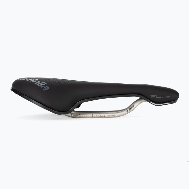 Șa de bicicletă Selle Italia Flite Boost Endurance Superflow Ti 316 Rail Fibra-Tek neagră SIT-017A920IKC007 2