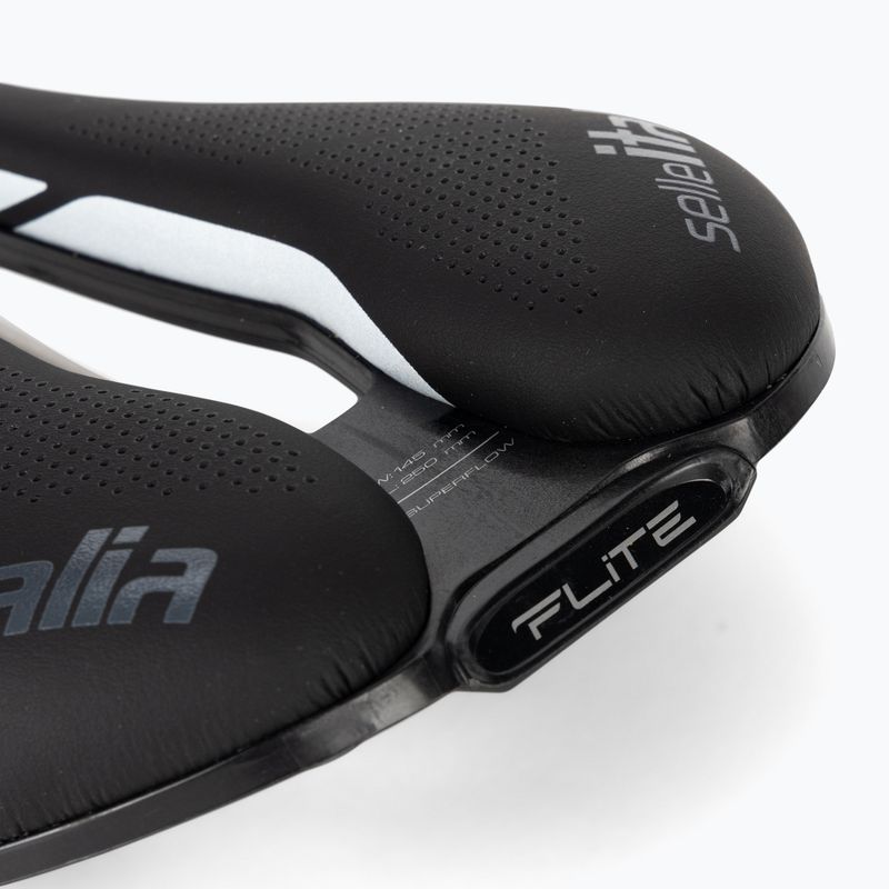 Șa de bicicletă Selle Italia Flite Boost Endurance Superflow Ti 316 Rail Fibra-Tek neagră SIT-017A920IKC007 5