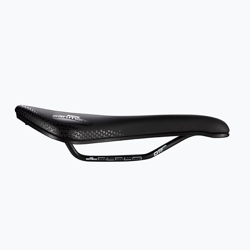 Șa de bicicletă pentru bărbați SAN MARCO Aspide Dynamic Comfort Short Open negru pentru bărbați