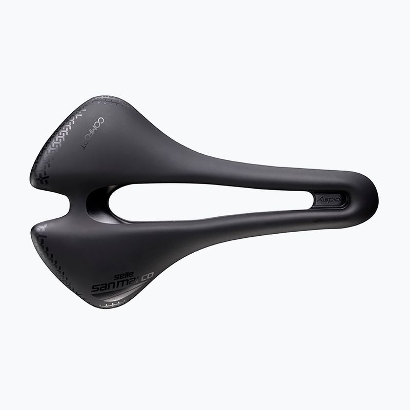 Șa de bicicletă pentru bărbați SAN MARCO Aspide Dynamic Comfort Short Open negru pentru bărbați 2