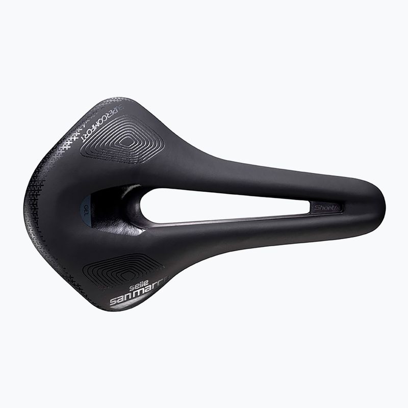 Șa de bicicletă SAN MARCO Shortfit 2.0 Supercomfort Narrow Racing Open black 2