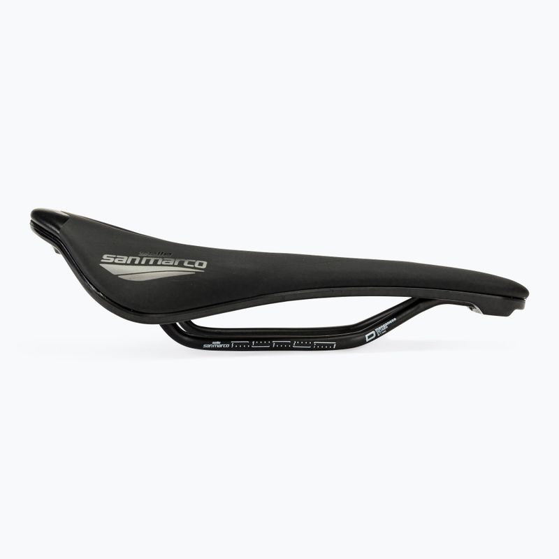 Șa de bicicletă SAN MARCO Shortfit 2.0 Dynamic Narrow Open black 2