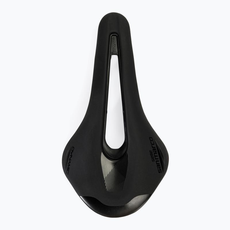 Șa de bicicletă SAN MARCO Shortfit 2.0 Dynamic Narrow Open black 3