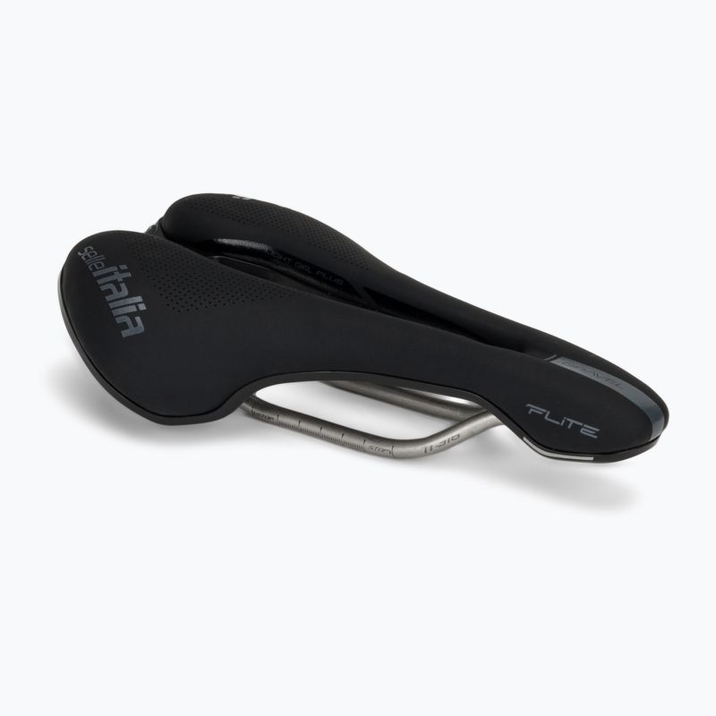 Șa de bicicletă Selle Italia Flite Boost Gravel Superflow, Fibra-Tek, Light Gel black