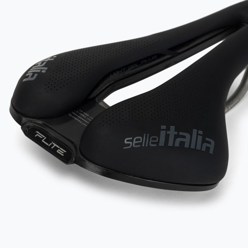 Șa de bicicletă Selle Italia Flite Boost Gravel Superflow, Fibra-Tek, Light Gel black 5