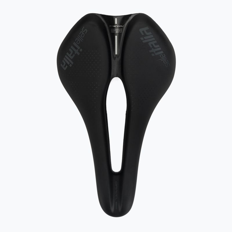 Șa de bicicletă Selle Italia Novus Boost Evo Gravel TM Superflow, Manganese Rail, Soft-Trek black 3