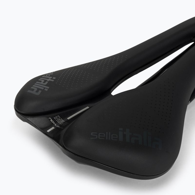 Șa de bicicletă Selle Italia Novus Boost Evo Gravel TM Superflow, Manganese Rail, Soft-Trek black 5