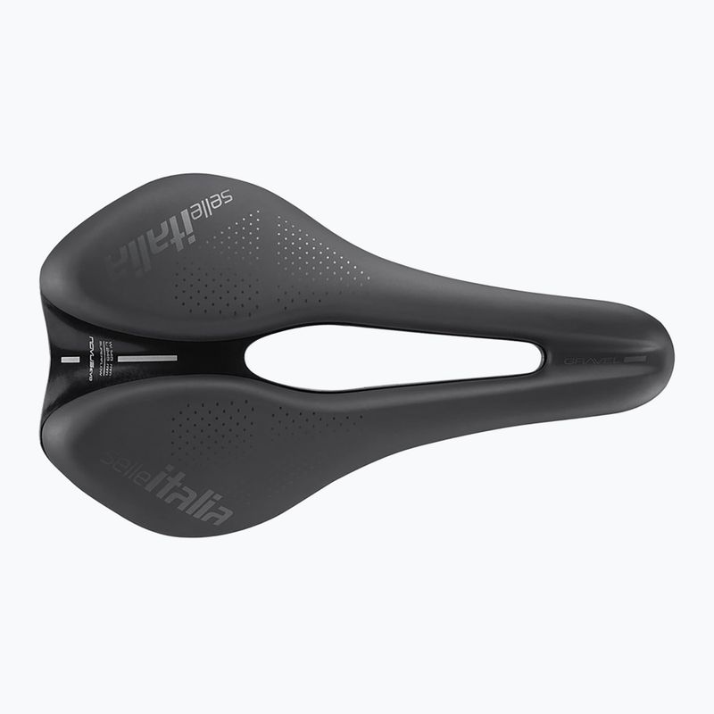 Șa de bicicletă  Selle Italia Novus Boost Evo Gravel TM Superflow, Manganese Rail, Soft-Trek black 2