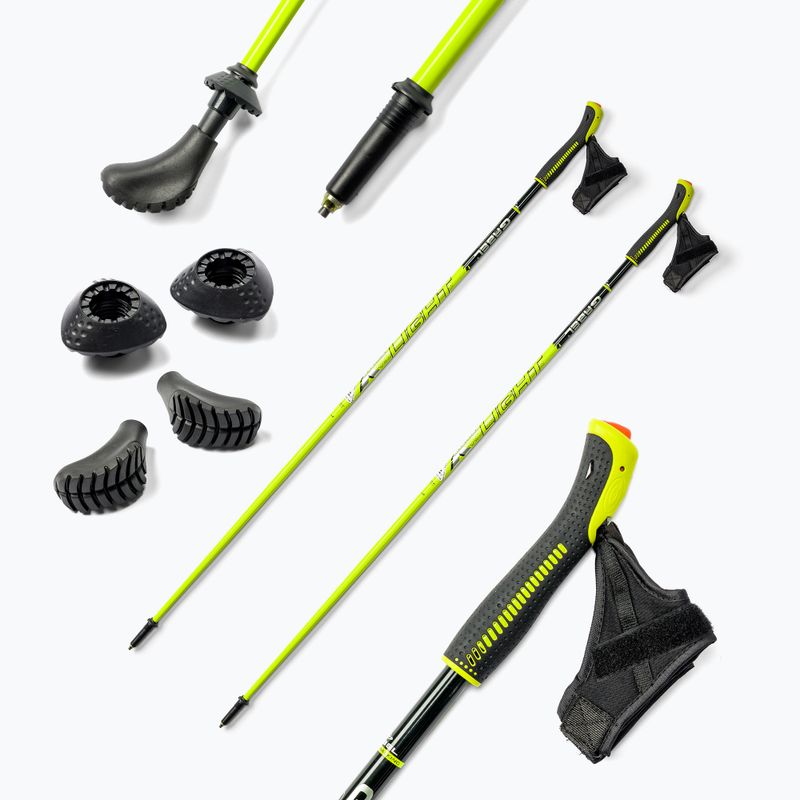 Bețe de mers Gabel Light NCS Nordic, galben, 7008341361050 6