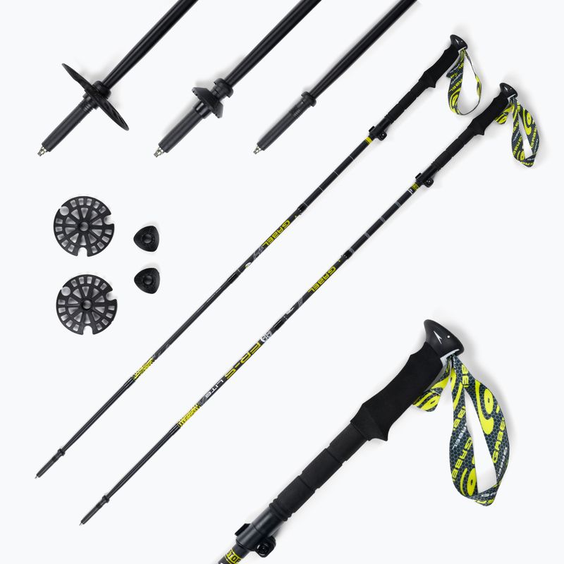 Bastoane pentru mers nordic GABEL FR-5 FL LITE XTL negru 7008391800000 7
