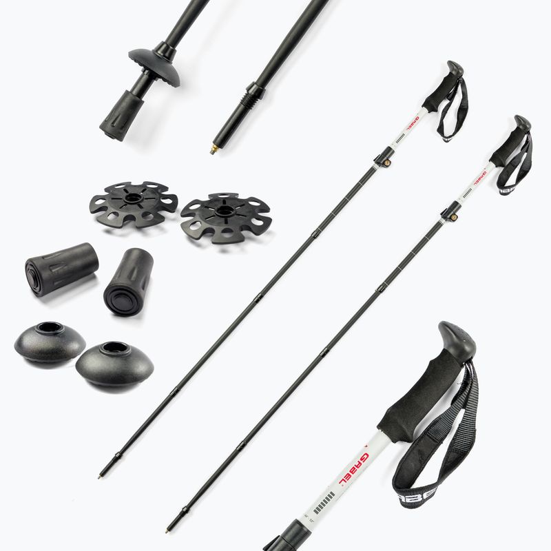 Bețe de trekking GABEL XTR ALU EF, negru, 7008392730000 6