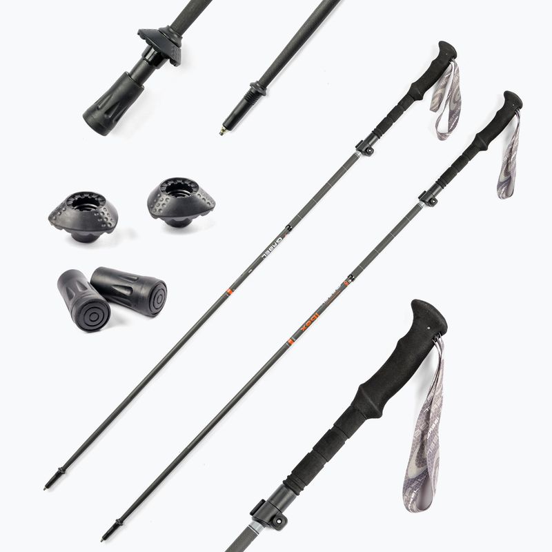 Bețe de trekking Gabel IBEX XTS, negru, 700840010 6
