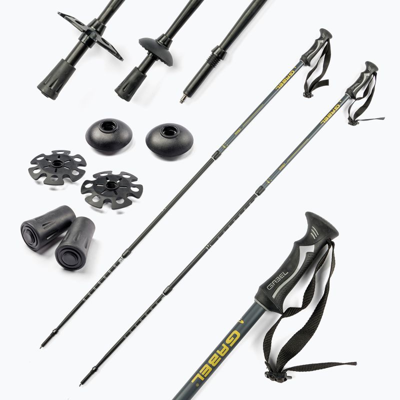 Bețe de trekking GABEL Cilaos Ardesia, gri, 7007446900000 7