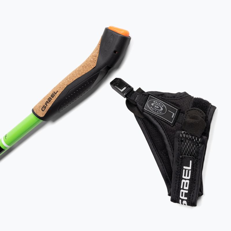Bețe de nordic walking GABEL Strech Carbon verzi 4