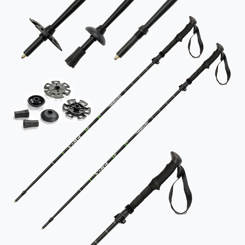 Bețe de trekking GABEL FR-3 FL Lite XTR negru-gri 7009391920000 5