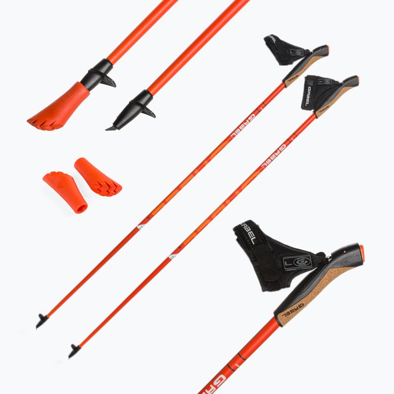 Bețe de nordic walking Gabel X-1.35 Active portocalii 7009361151050 4