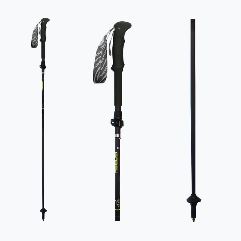 Bețe de nordic walking GABEL Carbon Feather XTL black