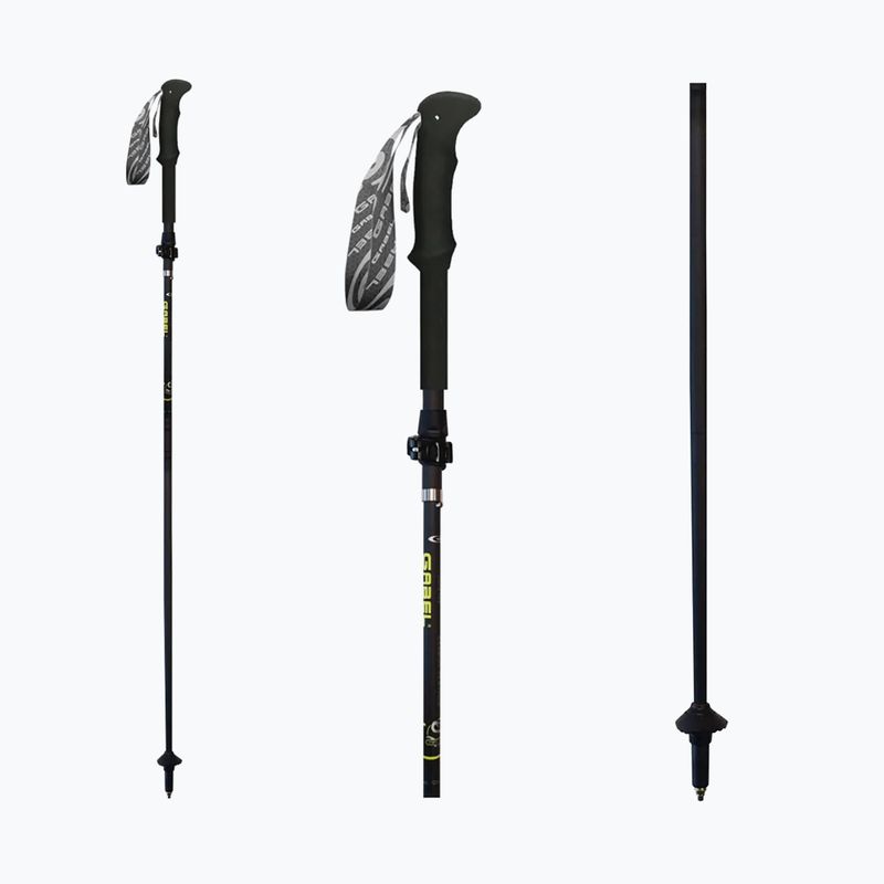 Bețe de nordic walking GABEL Carbon Feather XTS black